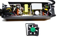 H-Frame mini　電源ファン交換 電源内部と交換FAN