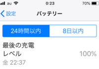 iPhone5sのバッテリーを交換して充電レベル100％可能になった