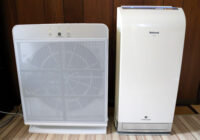空気清浄機 MA-PV90AとF-PXC50サイズ比較